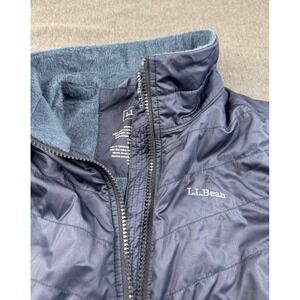 L.L.‎ Bean Women's Fleece Lined Puffer Vest Quilted Full Zip - Small